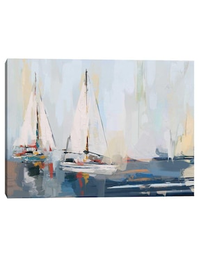 Pintura Ven a navegar lejos técnica mixta Cuadros Jr Costa