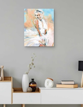 Pintura Momento Marilyn técnica mixta Cuadros Jr Moderno