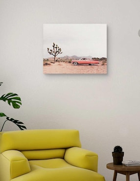 Pintura En el desierto técnica mixta Cuadros Jr Moderno