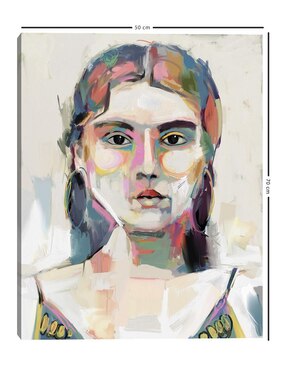 Pintura Cara a Cara I técnica mixta Cuadros Jr Moderno