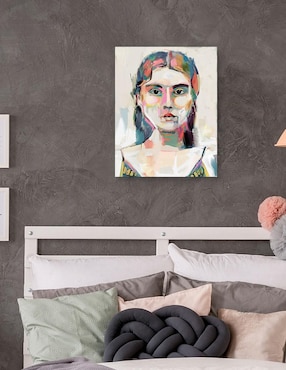 Pintura Cara a Cara I técnica mixta Cuadros Jr Moderno