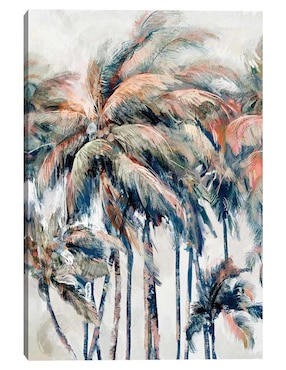 Pintura Palmeras de la isla técnica mixta Cuadros Jr Costa