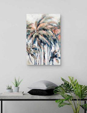 Pintura Palmeras de la isla técnica mixta Cuadros Jr Costa