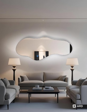 Espejo irregular Ard Decorativo de pared con luz led Luminous Cloud