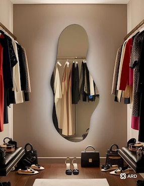 Espejo irregular Ard Decorativo de pared con luz led Luminous Cloud
