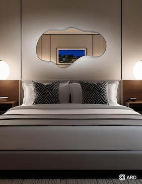 Espejo irregular Ard Decorativo de pared con luz led Luminous Cloud