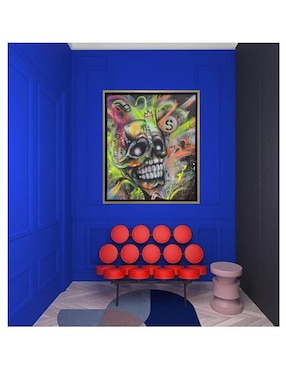 Pintura El Don técnica mixta Lune Art Gallery Calaveras