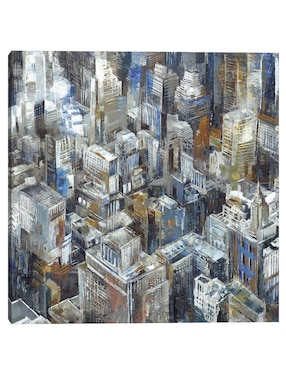 Pintura Levántate por encima técnica mixta Cuadros Jr Paisaje