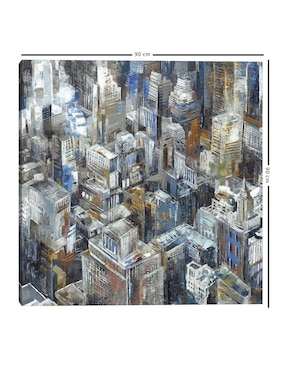 Pintura Levántate por encima técnica mixta Cuadros Jr Paisaje