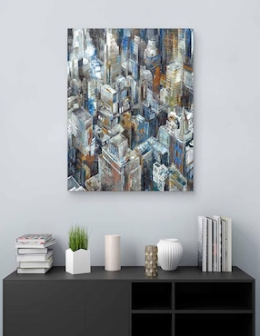 Pintura Levántate por encima técnica mixta Cuadros Jr Paisaje