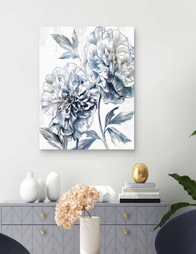 Pintura Peonía Japonesa I técnica mixta Cuadros Jr Floral