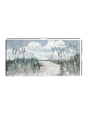 Pintura Pasaje frente al mar técnica mixta Cuadros Jr Costa