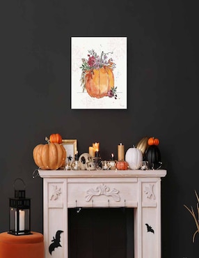 Pintura técnica mixta Cuadros Jr Halloween