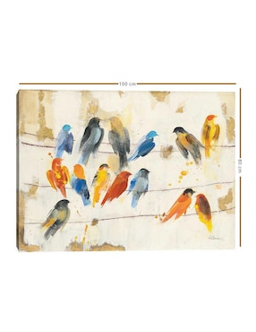 Pintura Reunión de la ciudad técnica mixta Cuadros Jr Animales