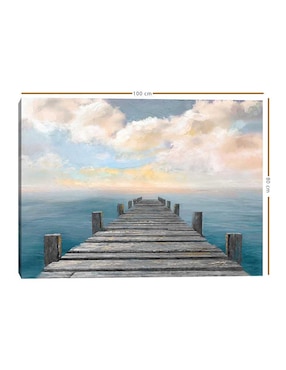 Pintura Cielo del Océano técnica mixta Cuadros Jr Costa