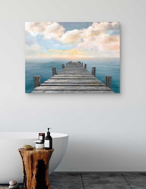 Pintura Cielo del Océano técnica mixta Cuadros Jr Costa
