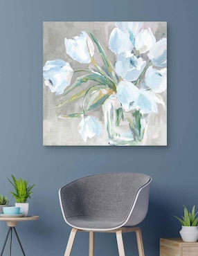 Pintura Encantador fresco técnica mixta Cuadros Jr Floral