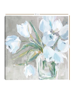 Pintura Encantador fresco técnica mixta Cuadros Jr Floral