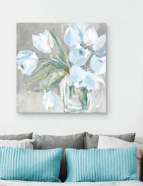 Pintura Encantador fresco técnica mixta Cuadros Jr Floral