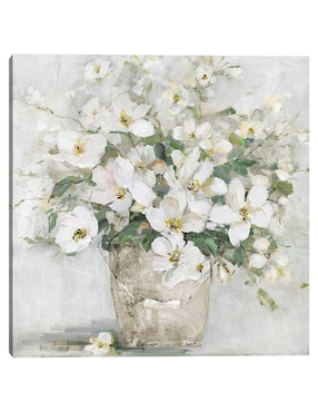 Pintura Spring Cottage Blooms II técnica mixta Cuadros Jr Floral