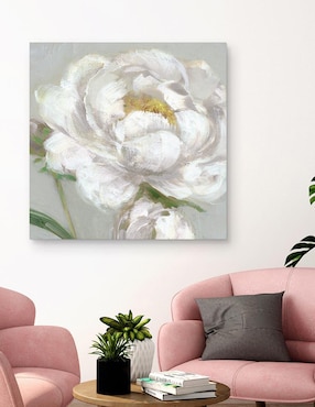 Pintura Detalle de peonía I técnica mixta Cuadros Jr Floral