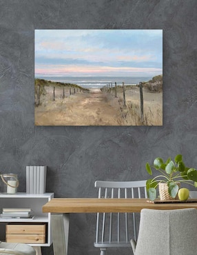 Pintura Isla Amanecer técnica mixta Cuadros Jr Paisaje