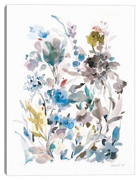 Pintura Florales de la brisa II técnica mixta Cuadros Jr Floral