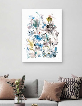 Pintura Florales de la brisa II técnica mixta Cuadros Jr Floral