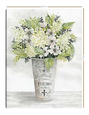 Pintura Floral Francés I técnica mixta Cuadros Jr Floral