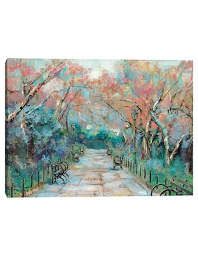 Pintura Vía 2 técnica mixta Cuadros Jr Paisaje