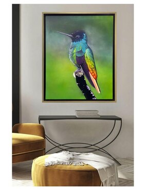 Pintura Colibrí técnica acrílico Lune Art Gallery AnimalArt