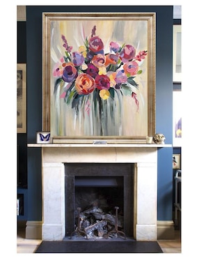 Pintura Flores técnica acrílico Lune Art Gallery