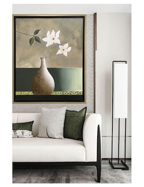 Pintura Jarrón Y Flor técnica acrílico Lune Art Gallery