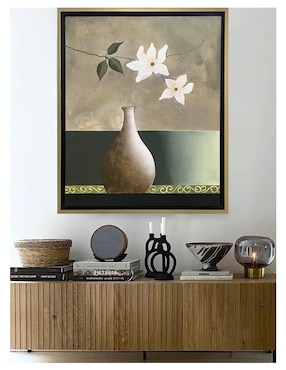 Pintura Jarrón Y Flor técnica acrílico Lune Art Gallery