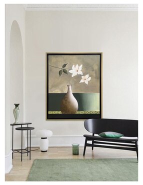 Pintura Jarrón Y Flor técnica acrílico Lune Art Gallery