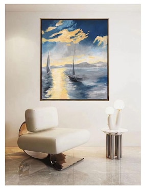 Pintura Veleros V técnica acrílico Lune Art Gallery Mar Veleros