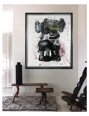 Pintura Caos Friendship técnica mixta Lune Art Gallery MilleniArt