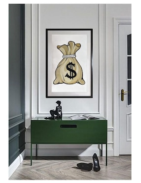 Pintura Money Bag técnica acrílico Lune Art Gallery MilleniArt