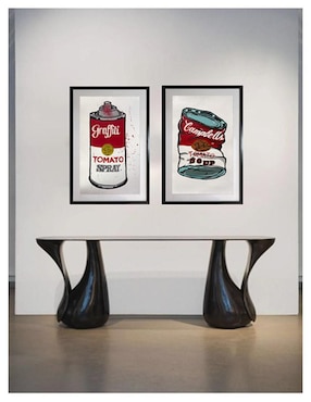 Pintura Tomato Soup técnica acrílico Lune Art Gallery MilleniArt