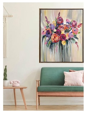 Pintura Flores técnica acrílico Lune Art Gallery