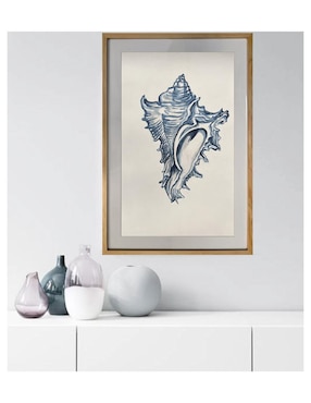 Pintura Concha de Mar técnica acrílico Lune Art Gallery Mar