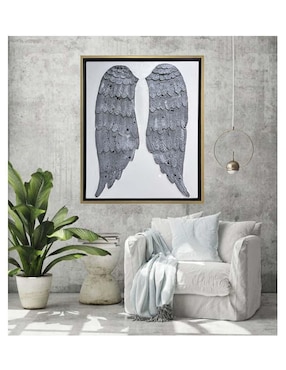 Pintura Que nunca te corten las alas técnica mixta Lune Art Gallery Espiritualidad