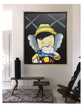 Pintura Pinocchiows técnica mixta Lune Art Gallery MilleniArt