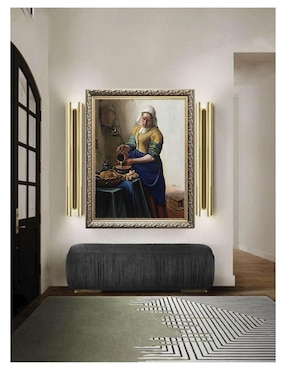 Pintura La Lechera técnica óleo Lune Art Gallery