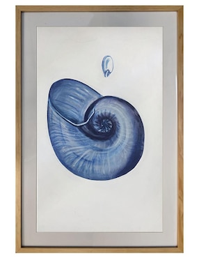Pintura Caracol! técnica acrílico Lune Art Gallery Conchas de mar
