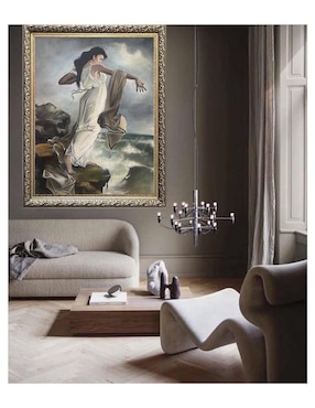 Pintura Rep. de La Muerte de Safo técnica mixta Lune Art Gallery Surrealismo