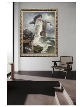 Pintura Rep. de La Muerte de Safo técnica mixta Lune Art Gallery Surrealismo