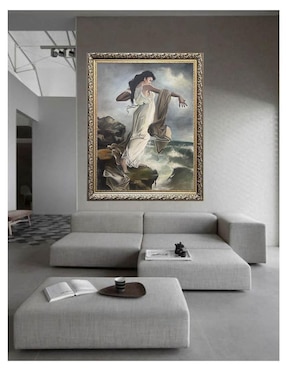 Pintura Rep. de La Muerte de Safo técnica mixta Lune Art Gallery Surrealismo