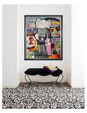 Pintura técnica mixta Lune Art Gallery Kaws
