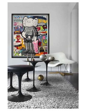 Pintura técnica mixta Lune Art Gallery Kaws